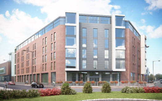 Deakin's Yard Property by Residence Index UK - Premier Student Accommodation Investment in Newcastle-under-Lyme, featuring 273 units including studios and one-bedroom apartments